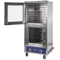 Avalon Manufacturing P34SC-2 Stainless Steel Full Height Dutch Clear Door Proofing Cabinet - 120V, 2400W