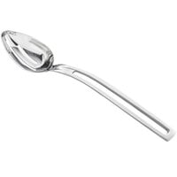 Vollrath 46727 Miramar 2 oz. Stainless Steel Open Handle Slotted Oval Serving Spoon
