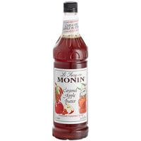 Monin 1 Liter Premium Caramel Apple Butter Flavoring Syrup