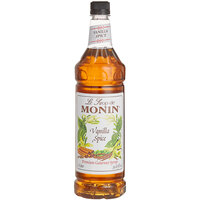 Monin 1 Liter Premium Vanilla Spice Flavoring Syrup