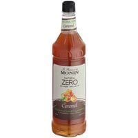 Monin Zero Calorie Natural Caramel Flavoring Syrup 1 Liter