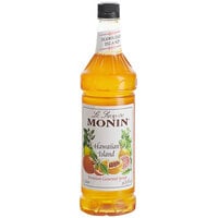 Monin 1 Liter Premium Hawaiian Island Flavoring / Fruit Syrup
