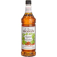 Monin 1 Liter Premium Roasted Hazelnut Flavoring Syrup