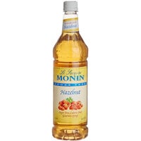 Monin 1 Liter Sugar Free Hazelnut Flavoring Syrup