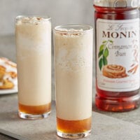 Monin Premium Cinnamon Bun Flavoring Syrup 1 Liter