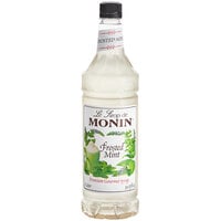 Monin 1 Liter Premium Frosted Mint Flavoring Syrup