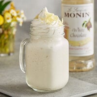 Monin 1 Liter Premium White Chocolate Flavoring Syrup