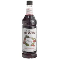 Monin 1 Liter Premium Cherry Flavoring / Fruit Syrup