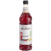 Monin 1 Liter Premium Grenadine Flavoring Syrup