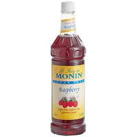 Monin Sugar Free Raspberry Flavoring / Fruit Syrup 1 Liter