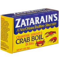 Zatarain's 3 oz. Dry Crab Boil Mix - 6/Case