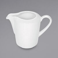 Bauscher by BauscherHepp 464715 Relation Today 5.07 oz. Bright White Porcelain Creamer with Handle - 36/Case