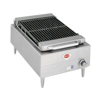 Wells 5H-B44-208 20 inch Stainless Steel Electric Charbroiler with One Control Knob - 208V, 5400W