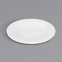 Bauscher by BauscherHepp 436917 Avantgarde 6 11/16 inch Bright White Round Porcelain Saucer  - 12/Case