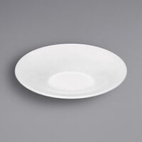 Bauscher by BauscherHepp 430124 Avantgarde 9 7/16" Bright White Round Wide Rim Porcelain Deep Plate - 24/Case