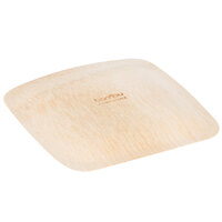 Bambu® 063100 Veneerware® 7 inch Disposable Square Bamboo Plate - 25/Pack