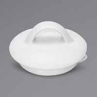 Bauscher by BauscherHepp 464342 Relation Today Bright White Porcelain Teapot Lid - 12/Case