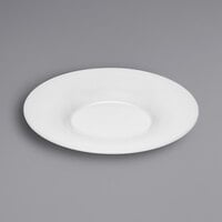 Bauscher by BauscherHepp 430132 Avantgarde 12 5/8" Bright White Round Wide Rim Porcelain Deep Plate - 12/Case