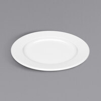 Bauscher by BauscherHepp 460020 Relation Today 7 7/8" Bright White Round Wide Rim Porcelain Plate - 36/Case