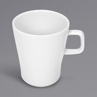 Tafelstern by BauscherHepp T655272 Solutions 7 oz. Bright White Tall Cup with Handle - 12/Case