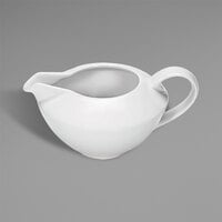 Bauscher by BauscherHepp 463830 Relation Today 10.14 oz. Bright White Porcelain Sauce Boat - 36/Case