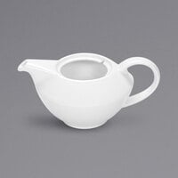 Bauscher by BauscherHepp 464341 Relation Today 13.52 oz. Bright White Porcelain Teapot - 12/Case