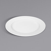 Bauscher by BauscherHepp 460028 Relation Today 11" Bright White Round Wide Rim Porcelain Plate - 12/Case