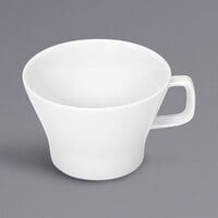 Bauscher by BauscherHepp 445222 Solutions 7 oz. Bright White Low Cup with Handle  - 12/Case