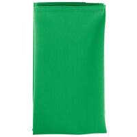 Intedge Kelly Green 65/35 Polycotton Blend Cloth Napkins, 20 inch x 20 inch - 12/Pack
