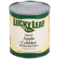 Lucky Leaf #10 Can Spiced Apple Cobbler Filling - 6/Case
