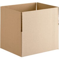 Lavex Packaging 12 inch x 10 inch x 6 inch Kraft Corrugated RSC B Flute Shipping Box - 25/Bundle
