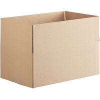 Lavex Packaging 21 inch x 13 inch x 8 inch Kraft Corrugated RSC Shipping Box - 25/Bundle