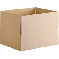 Lavex Packaging 16 inch x 12 inch x 5 inch Kraft Corrugated RSC Shipping Box - 25/Bundle