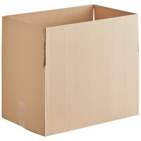 Lavex Packaging 22 inch x 14 inch x 12 inch Kraft Corrugated RSC Shipping Box - 25/Bundle