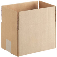 Lavex Packaging 9 inch x 6 inch x 5 inch Kraft Corrugated RSC B-Flute Shipping Box - 25/Bundle