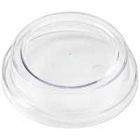 American Metalcraft SLR3 Grab & Go 3 1/2" x 1" Clear Round SAN Plastic Lid for 4 oz. Bowls