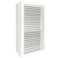 King Electric LPWA2445-TP-W LPWA Series White Architectural Vertical Heater with Tamper-Proof Thermostat - 4500W, 240/208V