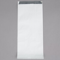 Carnival King 5 1/2 inch x 3 1/4 inch x 12 inch Qt. Size Unprinted Foil Bag - 250/Pack