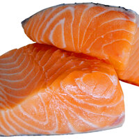 Wulf's Fish 20 lb. Case of 5 lb. Fresh Nordic Blu Organic Salmon Fillets