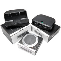 BFM Seating 4-Pack On-Top Pack Wireless Charging Station for Tabletops