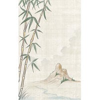 8 1/2" x 11" Menu Paper Asian Themed Bamboo Design Cover - 100/Pack