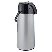Zojirushi AASB-22SBD 2.2 Liter Glass-Lined Stainless Steel Decaf Air Pot® with Orange Lever