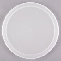 6 1/2" Microwavable Translucent Round Deli Container Lid - 200/Case