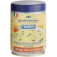 Fabbri Delipaste 1.5 kg Malaga Marsala / Rum Raisin Flavoring Paste