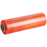 Lavex Industrial 18 inch x 1500' 80 Gauge Orange Tint Stretch Wrap / Hand Film - 4/Case