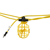 Lind Equipment TLS-100SJ14 String Light with Plastic Guards and Connector - 100', 14/3 SJTW Cable