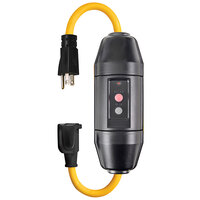 Lind Equipment 25080L-2001 Inline GFCI Cord Set with Indicator Light - 14 inch 12/3 Cord