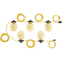 Lind Equipment TLS-50SJ14LED LED String lights with Plastic Guards and Connector - 50' 14/3 SJTOW Cable