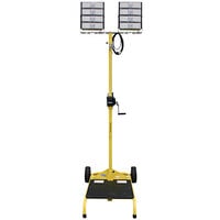 Lind Equipment LE980LED-CART-TD-W LED Dual Head Cart Light with 12' Mast & Winch - 200W, 30,000 Lumens