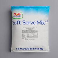 DOLE SOFT SERVE Strawberry Soft Serve Mix 4.5 lb. - 4/Case